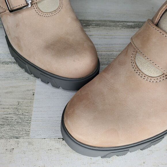 Timberland Women's Lana Point Boot Buckled Light Taupe Nubuck A5MPR Size 9.5 - Picture 12 of 16